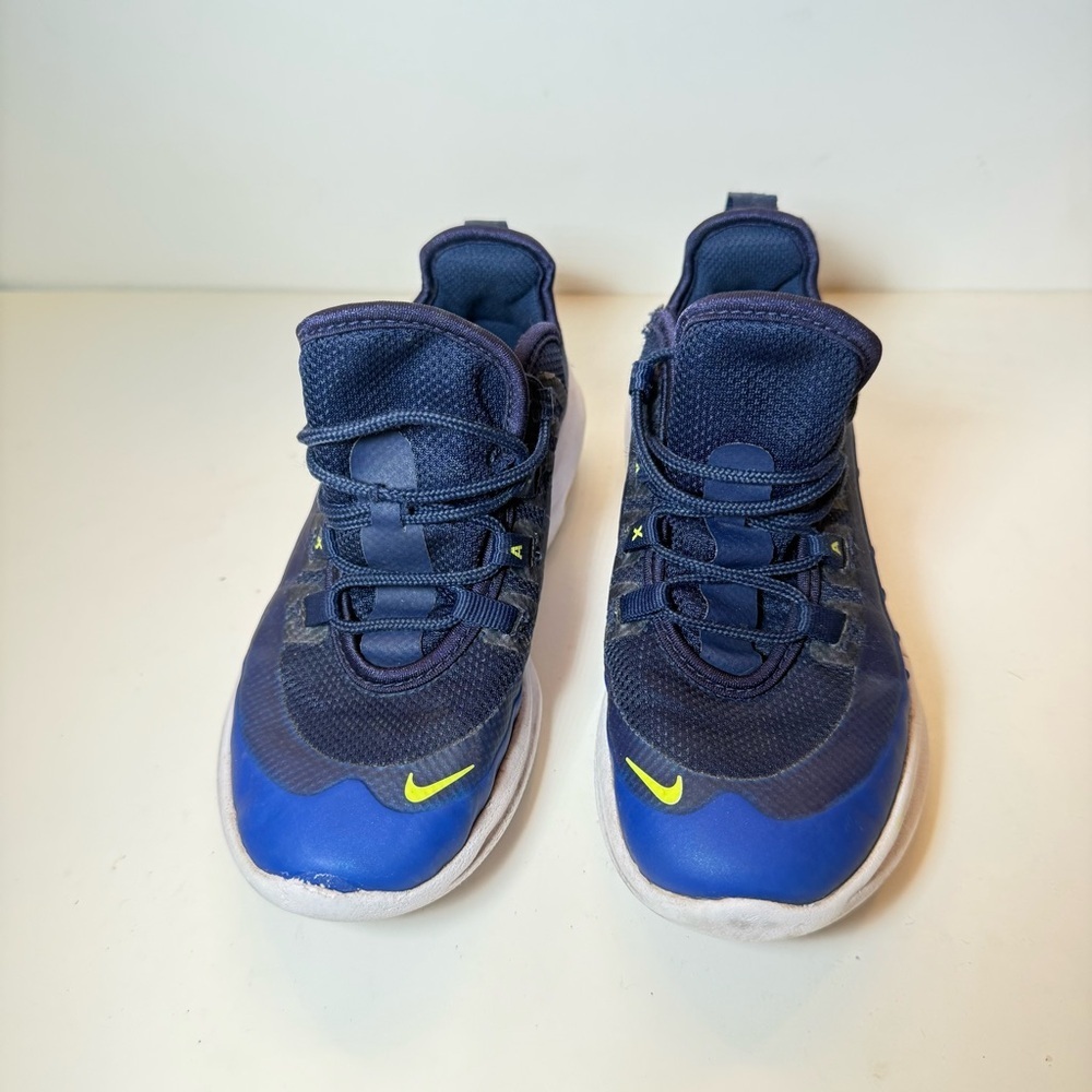 Nike Kids Navy and Yellow Sneakers